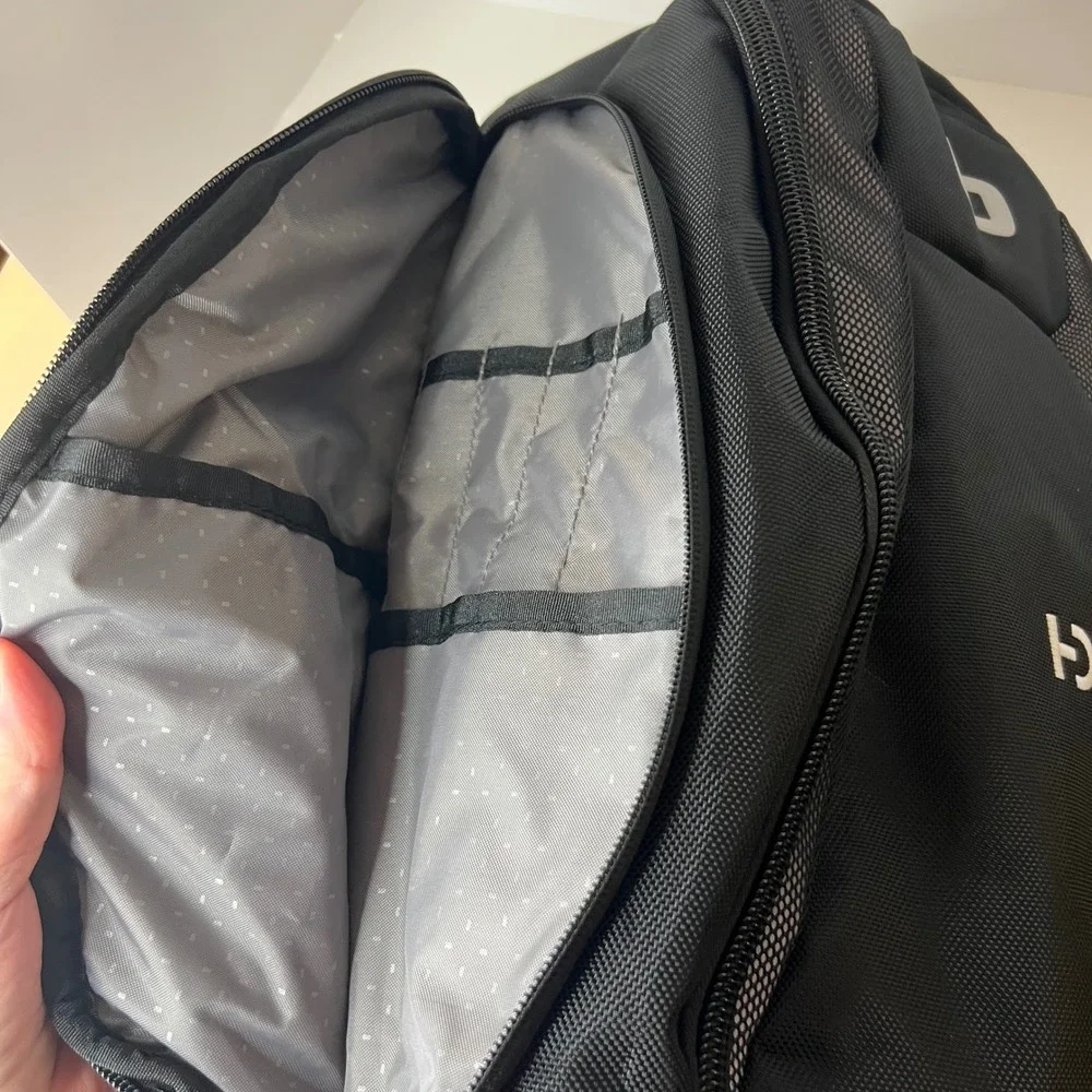 Ogio Flashpoint BackPack Laptop Bag Black NWOT #1 Embroidered HDR Logo‎